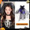 Halloween Light-Up Little Witch Veil Hair Clip and Shawl Costume