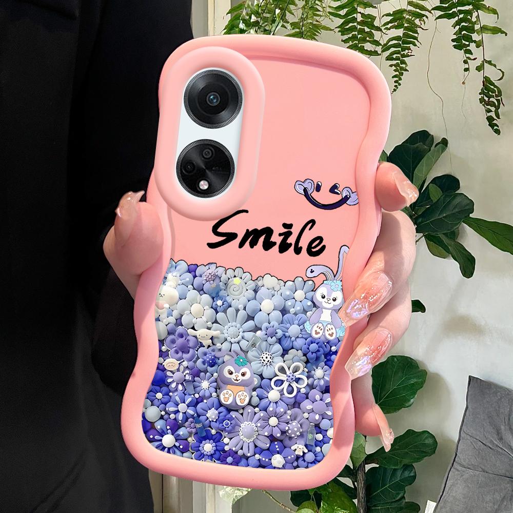 

Окрашенный узор Big Wave Edge Мягкий силиконовый материал Macaron чехол для телефона противоударный защитный резиновый чехол для OPPO Reno Realme OPPO A3 Pro