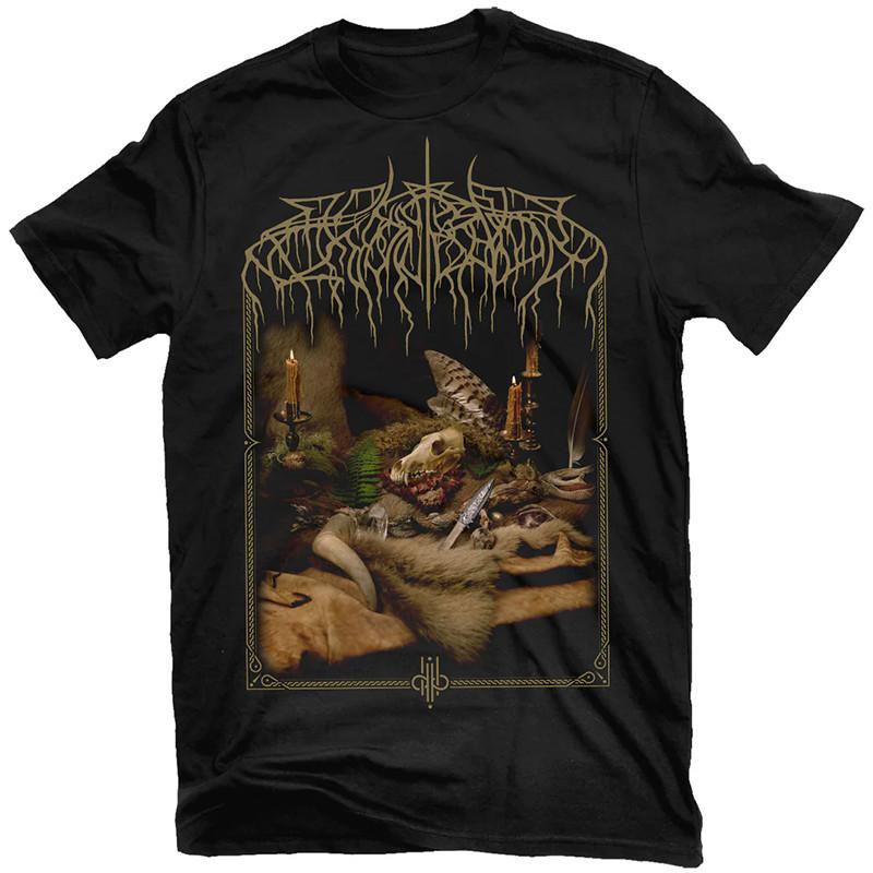 

Black Metal Band Wolves in The Throne Room Digital Print American Pure Cotton Shortsleeved Tshirt for Men M
