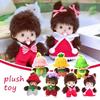 Fruit Adventure Seri Monchiqi Plush Doll PP Cotton Cute Doll Birthday Gift Schoolbag Pendant Decoration Strawberry Cute Girl15cm