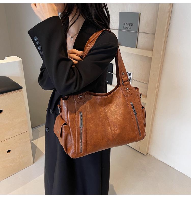 Mykonos High-End Large Capacity Fashion Tote & Crossbody Bag