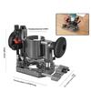 1Pcs Adjustable Aluminum Alloy Plunge Router Base Trimming Machine Base With Dust Collection Cover Electric Tool Accessories