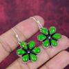 Green Copper Turquoise Handmade Gemstone Earrings, 925 Solid Sterling Silver Earrings Birthstone Jewelry, Love Forever Gift