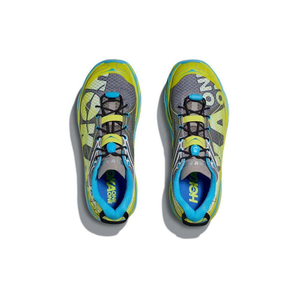 HOKA Huaka Origins Evening Primrose Diva Blue Unisex Sneakers Yellow 1134452-EPDB