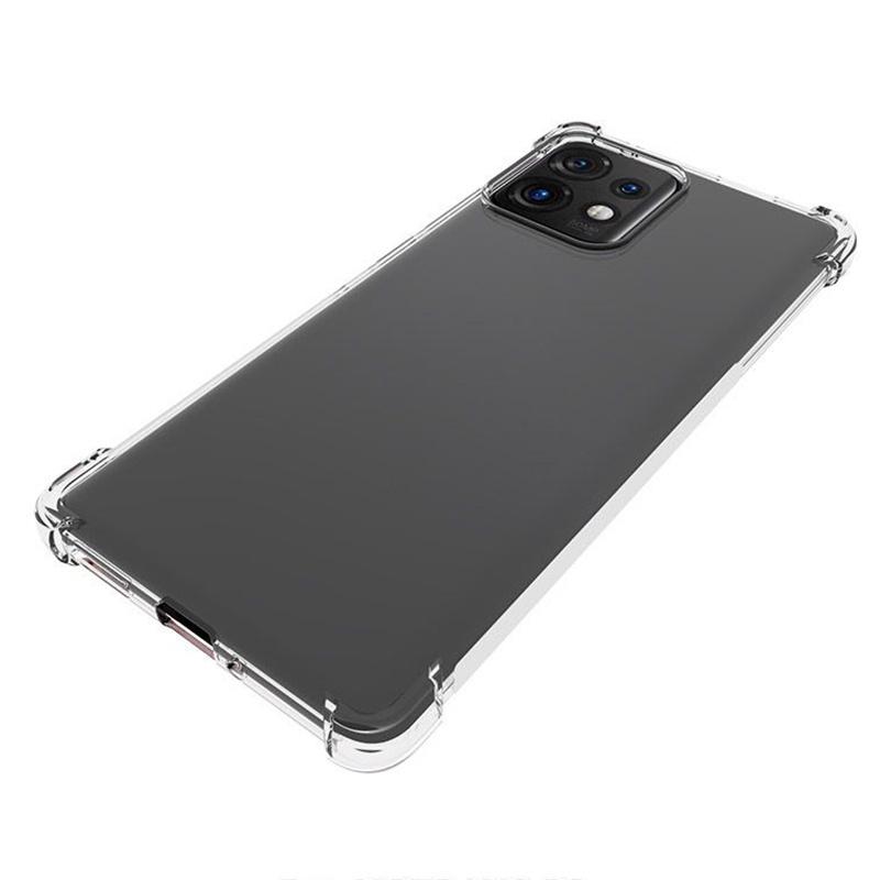 For Motorola Moto X40 5G/Edge 40 Pro 5G Transparent Anti-Slip Phone Case Reinforced Corners TPU Shockproof Protective Cover