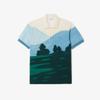 Lacoste Men's LANDSCAPE All-Over Jacquard Short-Sleeve Polo Shirt PH5895-55N9IX