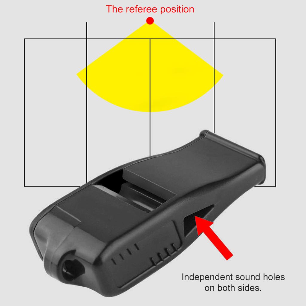 Whistle Crasp Sound Light Weight Portable   Enviroment Friendly Sports Whistle for Soccer Basketball Volleyball