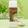 PET Automatic Bird Feeder Transparent Parakeet Food Bowl New Parrot Feeder  Cage Use
