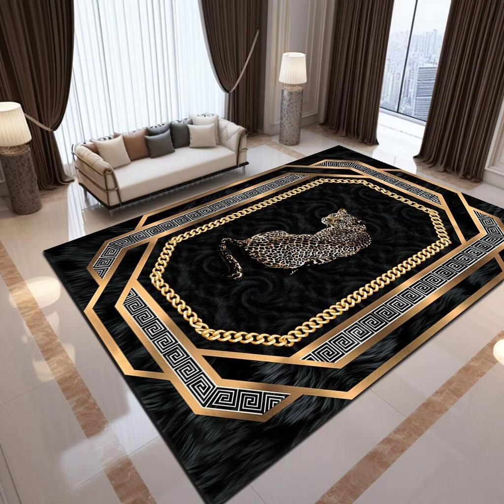 Vintage Ethnic Printed Carpet Non Slip Floor Mat for Living Room Kitchen Entrance Door Balcony Washable Rug Home Hallway Decor