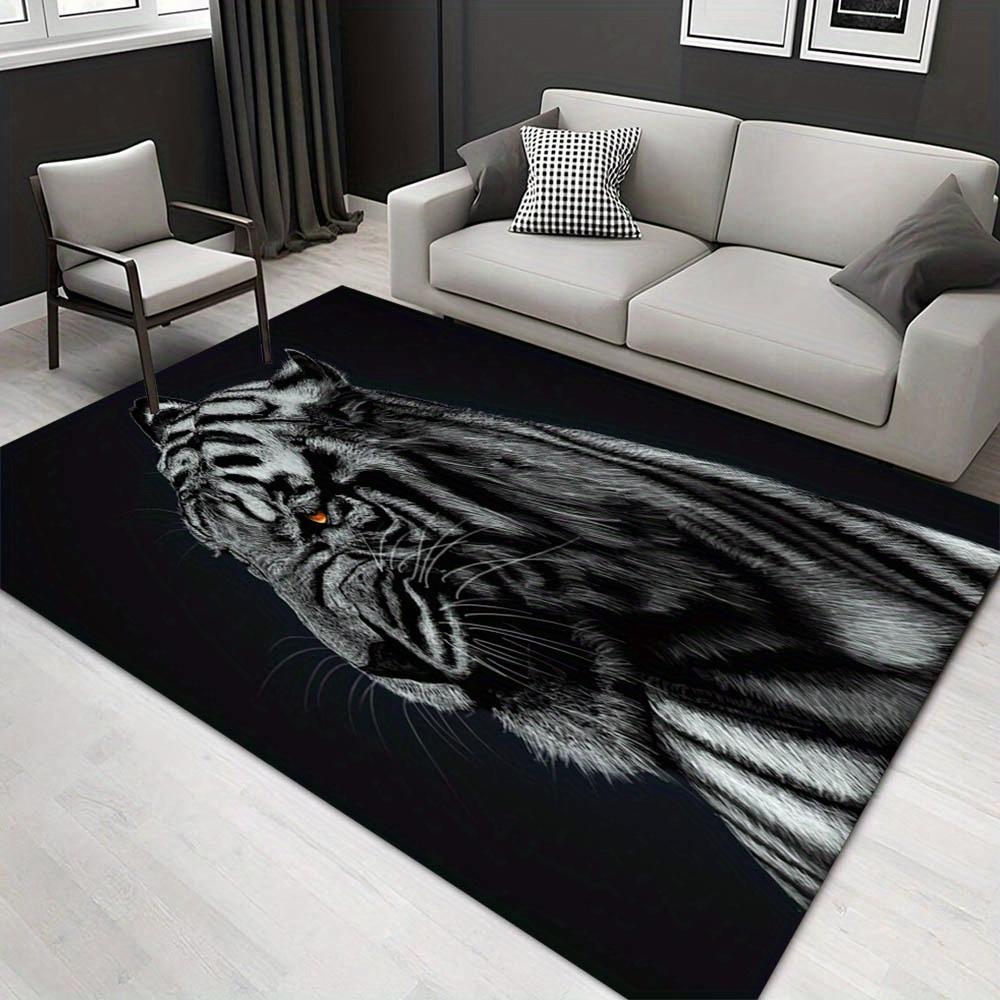 

1pc 1213688036Pattern Carpet, Area Rug For Living Room Bedroom Room Bed Chair Laundry Entryway Corridor Yard Non-slip Outdoor Camping Rug Fl 60cm by 90cm