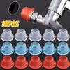 10 Pcs Universal Faucet Leak-Proof Sealing Gasket Silicone Pipe Faucet Plug Threaded Pipe Prevent Dripping Leakage Plug