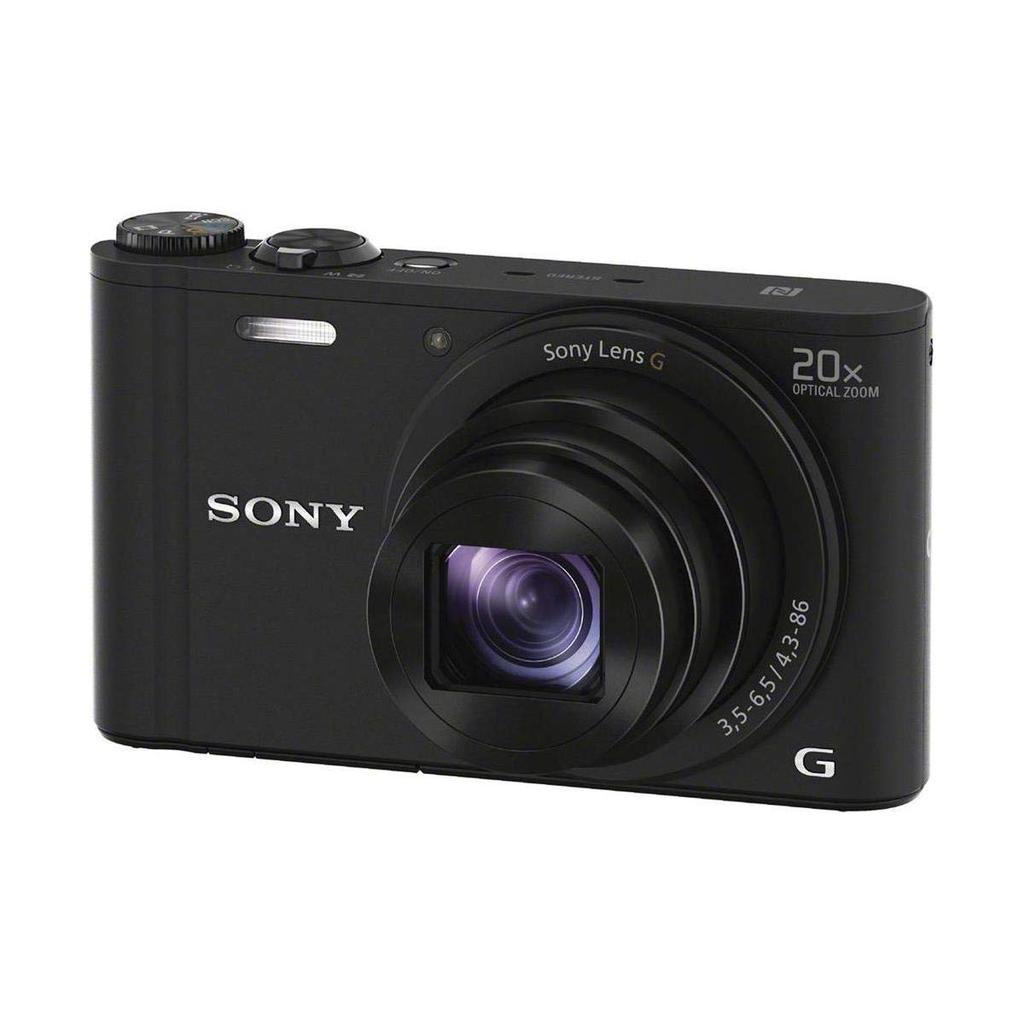 SONY WX350 Digital 20x Optical Black Cyber-shot Camera, Zoom, (DSC-WX350-B)