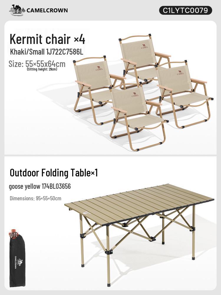 Outdoor Folding Camping Chair and Stool for Fishing and Beach Trips