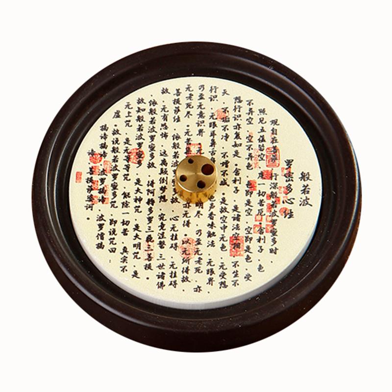 

Латунный держатель для благовоний с 4 отверстиями для благовоний, курильница в китайском стиле с подставкой из смолы для благовоний, улавливатель пепла, домашний декор