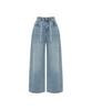 PAIGEFLYNN Snap Detail Washed Denim Pants_P6Apt014C