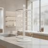 Powder-Coated Rotating Eyeglass Display Rack Compact Easy