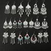 Imitation Miao Silver Earrings Peacock Bells Fringed Earrings Women's Hollow Leaf Ears Ethnic Style Earrings Source