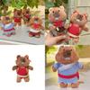 Ural Groundhog Plush Keychain With Clothing And Scarf Design For Backpack And Bag Decor