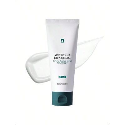 Tosowoong Adenosine Cica Cream 100ml | Ultra-High 520,000ppm Centella Asiatica Concentrate, Reduces Redness & Soothes Both Oily And Dry Skin