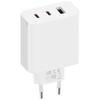 Xiaomi A07ZMEU Chargeur USB 67 W 1x USB-A, 2x USB-C® Power Delivery Blanc Intérieure GaN