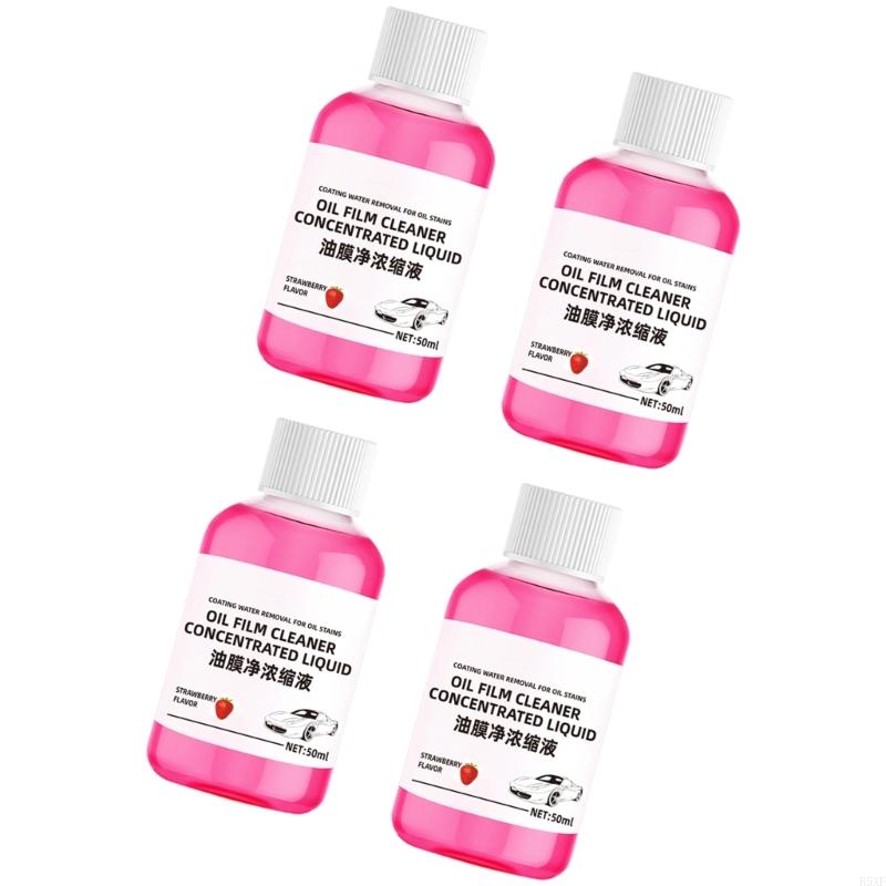 2025 New Car Glass Oil Film Remover Hydrophobic Coating Windshield Cleaning Agent 50ml Detailing Cleaning for Car Home