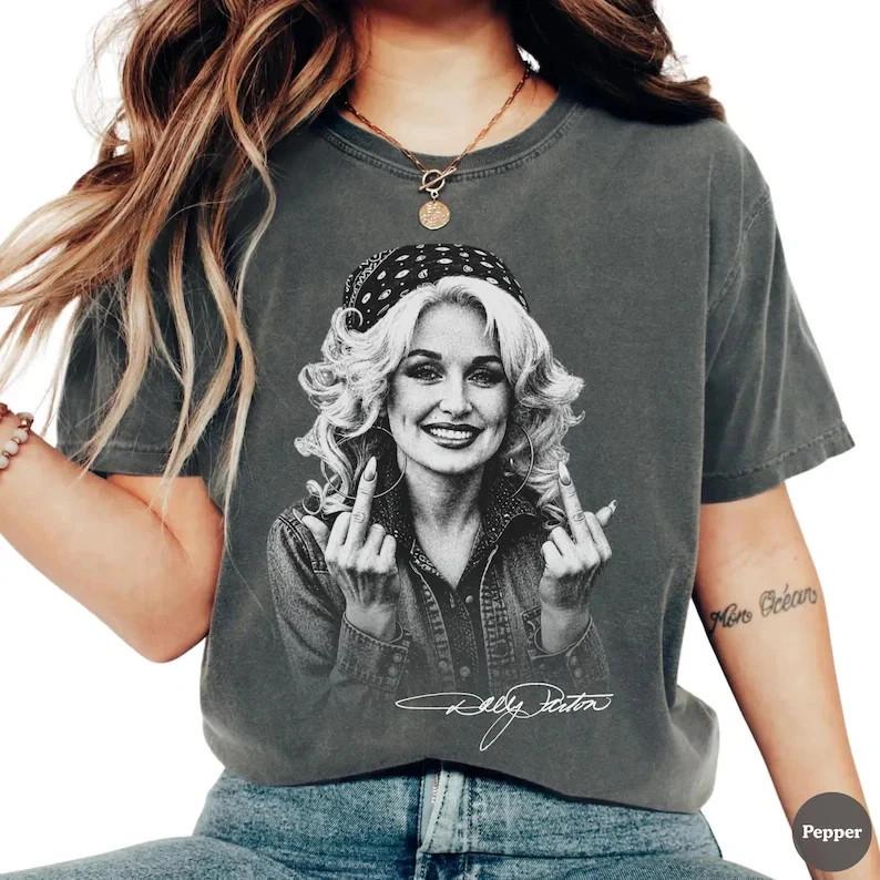 Dolly Parton Shirt Country Music Legende T-Shirt Vintage Country Girl Fan Geschenk