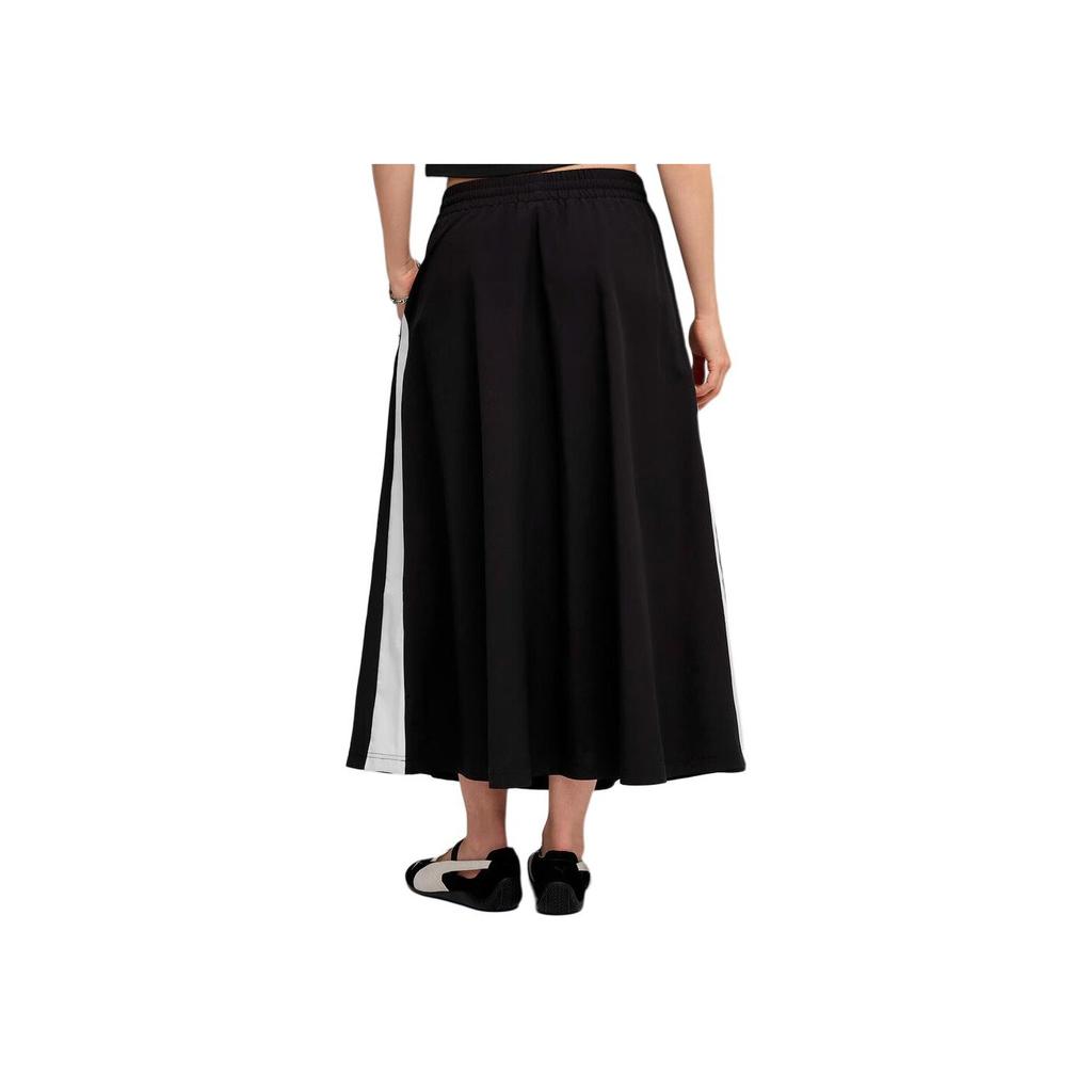 Puma T7 Woven Midi Skirt Fashion Comfortable Soft Skin-Friendly Casual Long Skirt Women Skirts 634064-01