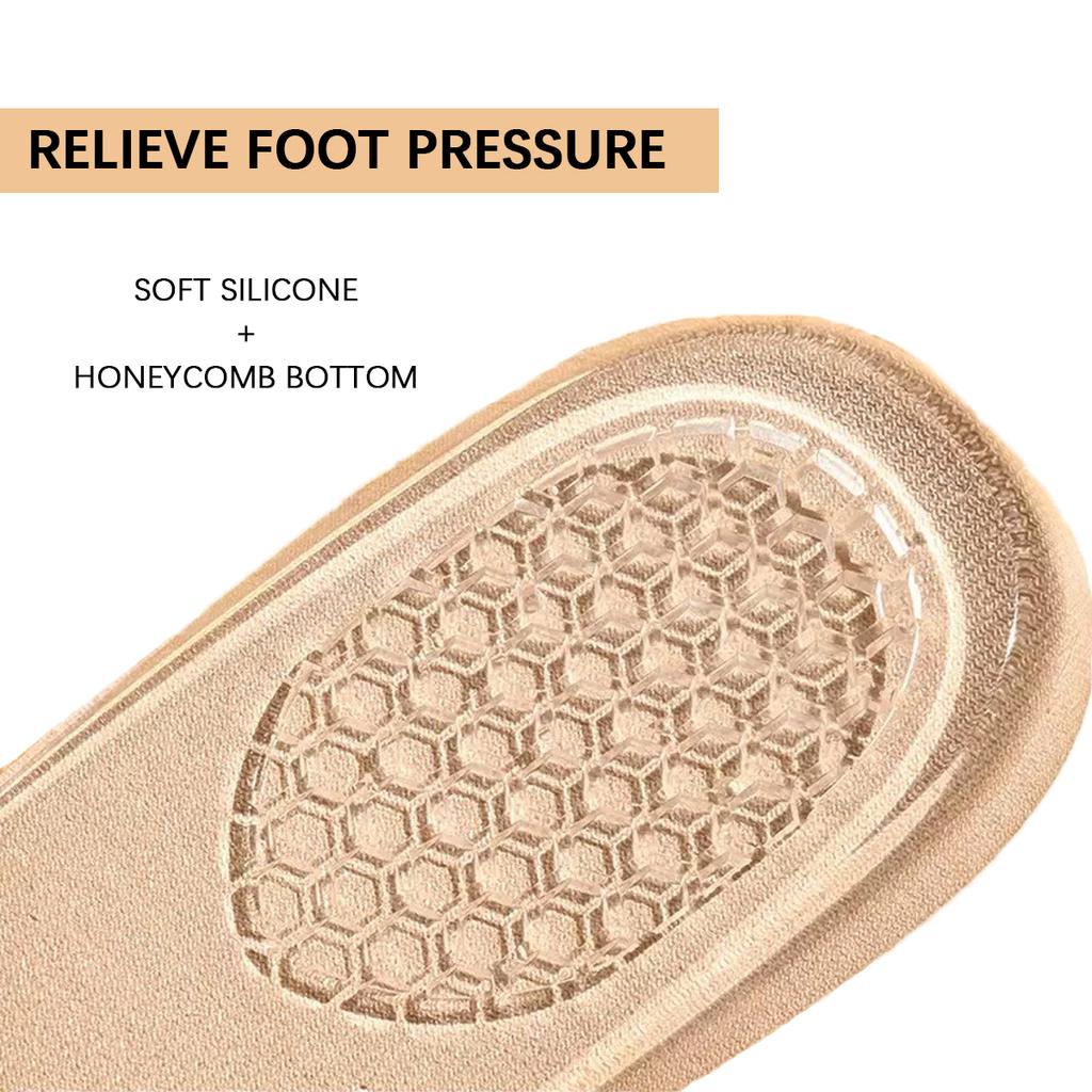 1 paio di Solette Rialzanti, Cuscinetti Ammortizzanti per Tallone, Inserti Scarpe per Aumentare l'Altezza per Uomo e Donna