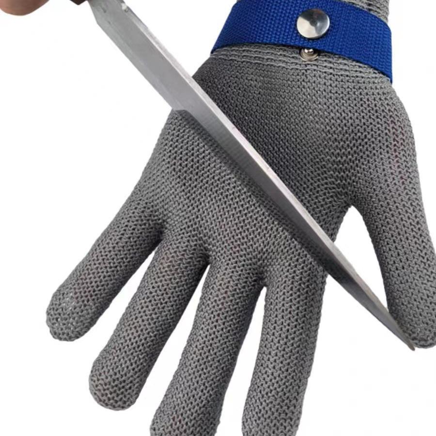316 Stainless Steel A9 Cut-Resistant Slaughter & Fish Handling Safety Gloves