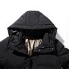 Herren Winter Kapuzenjacke Dicke Baumwolle - Grenzüberschreitender Stil, Große Größen, Warm & Stilvoll