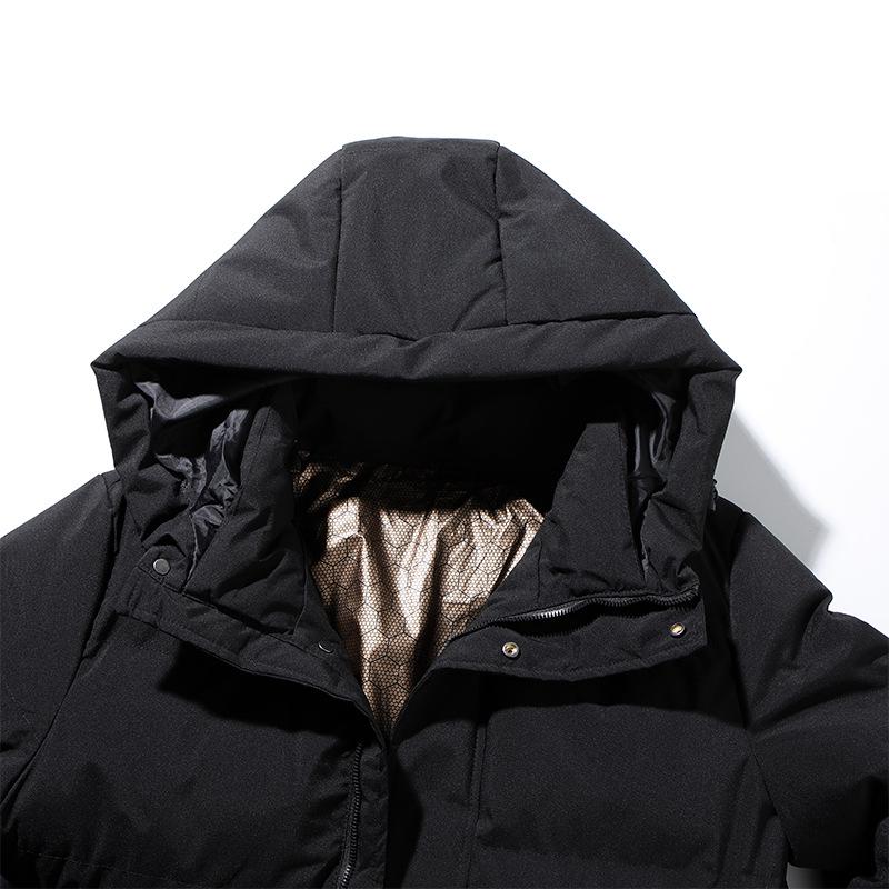 Herren Winter Kapuzenjacke Dicke Baumwolle - Grenzüberschreitender Stil, Große Größen, Warm & Stilvoll