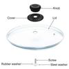2Pcs Replacement Knob Handle For Glass Lid Knob Handle Stainless Steel Pot Pan Cover Cookware Handle Accessories Kitchen Tools