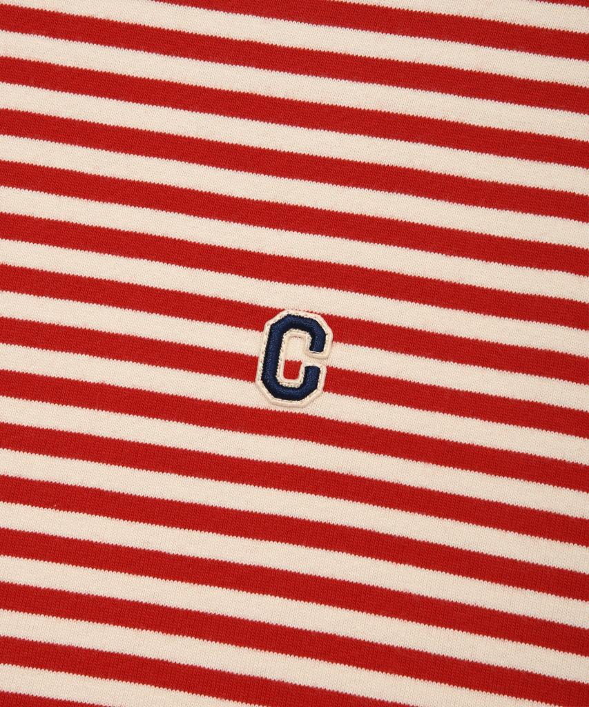 COVERNAT College Stripe Long Sleeve Red