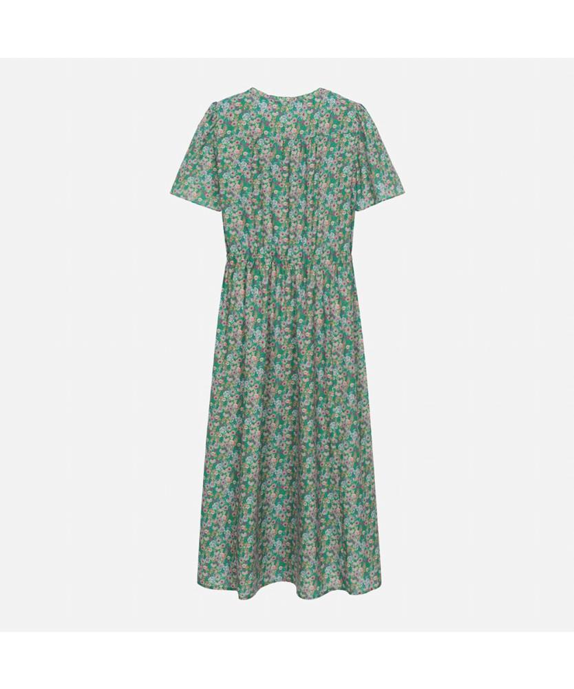 THURSDAY ISLAND Diagonal Lace Point Flower Dress_T254Mop292W