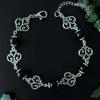 Gothic Silver Bracelet With Star Shape For Unisex Gift