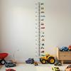 Cartoon Car Height Measurement Wall Stickers for Waterproof Removable PVC Kids Room Kindergarten Home Decoration