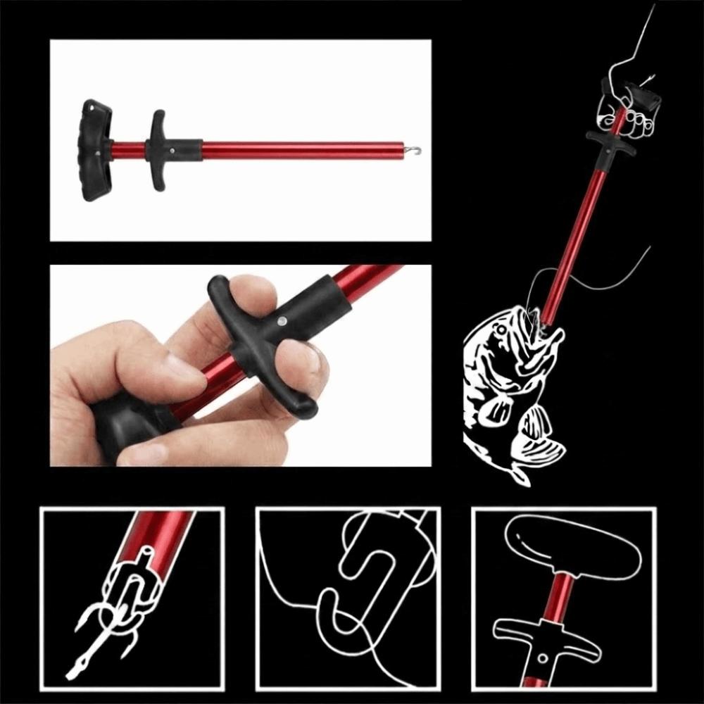 2PCS Aluminum Alloy Fishing Hook Remover 24*7.5cm Fish Hook Extractor Hook Extractor Bass Fishing