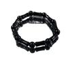 Chinese Style Black Bamboo Knot Bracelet New Chinese Style Double Layer Bamboo Knot Niche Black Design Sense Bracelet Unisex Style for Men and Women