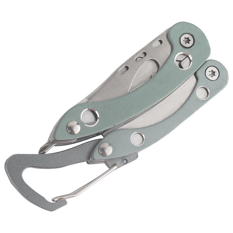 Compact Multi-Tool Keychain: Folding Knife, Pliers, and EDC Emergency Gear