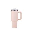 40oz/1200ml Large Capacity Insulation Tumbler With Straw, Portable Car Cup With Handle Suitable For Car Home Office Travel Birthday Gifts