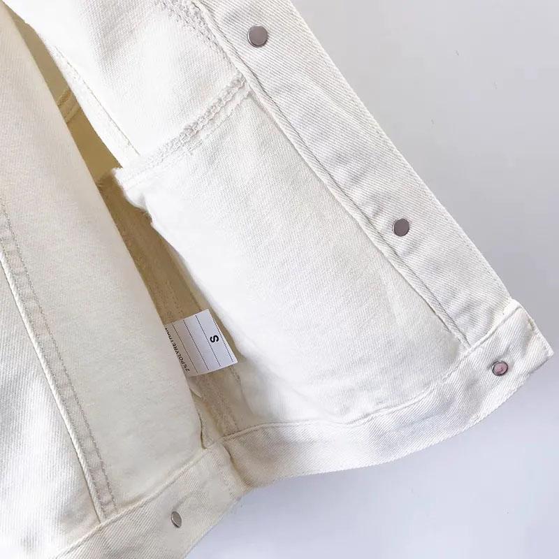 Vest Denim Women Summer Solid Color Casual Undershirt Sleeveless Jacket Tops