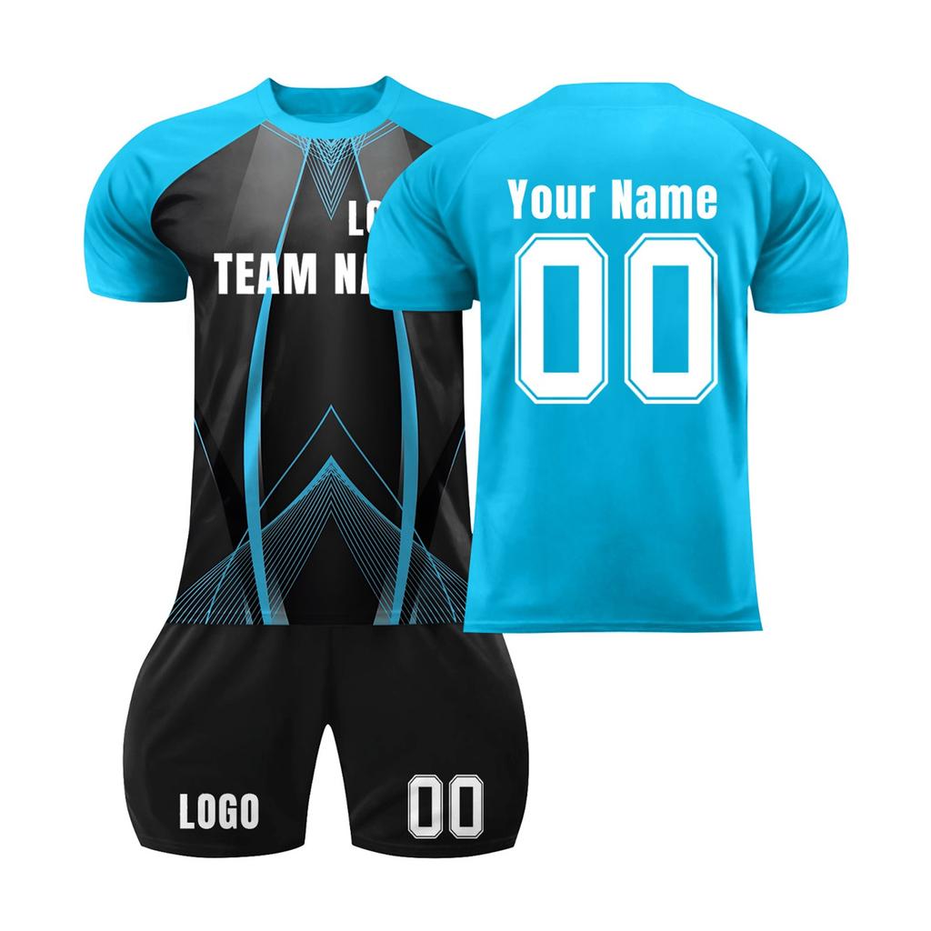 Personalised Shirts Kit Mens Girls With Name Number Custom Football Jerseys For Boys Training Suit