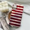 Red Yellow Stripes Vortex Pattern Phone Case for iPhone 16 15 Pro Max 14 13 12 11 XS XR X SE  7 8 Plus 16E Shockproof Cover