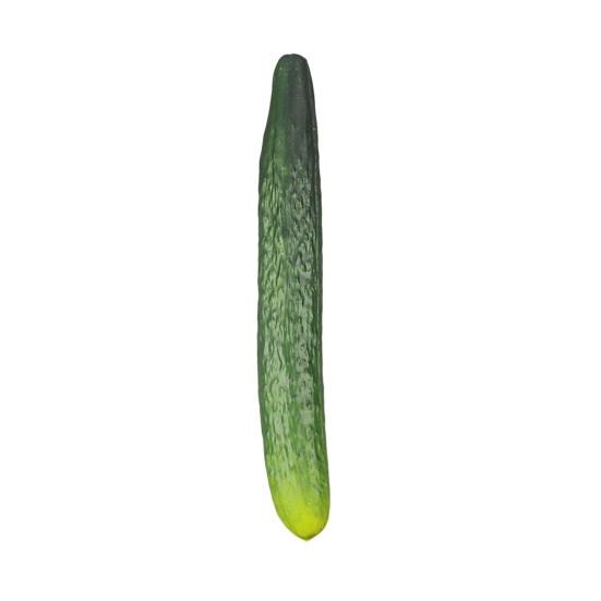 Squeeze Vegetable Toy, Realistic Fake Cucumber Eggplant Stress Ball, Soft PU Slow Rise Fidget for Adults, Farmhouse Kitchen Decor