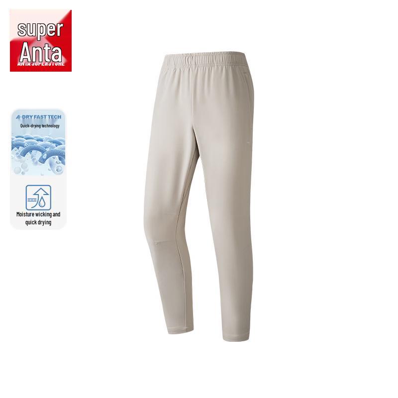 Anta Men s Quick-Dry Tapered Running Training Cropped Pants 175/L