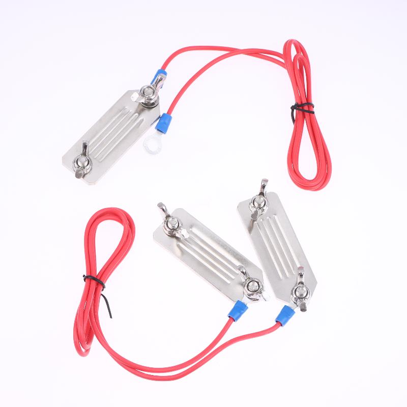 Conector de Cinta para Valla Eléctrica Clip Único/2 Clips Clip de Acero Inoxidable Conector de Cinta Eléctrica Para Granja Animales Cabras