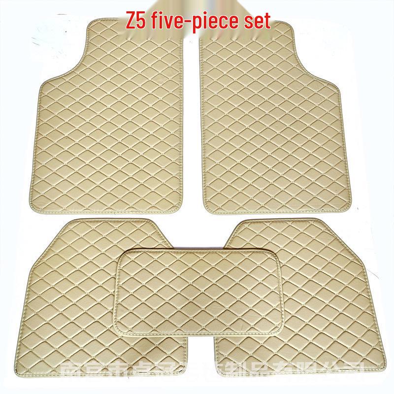 PVC Leather Quilted Car Floor Mats for Right-Hand Drive Vehicles