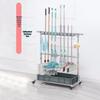 Adjustable Floor-Standing Mop and Broom Holder