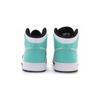 Air Jordan 1 Mid GS Tropical Twist Kids Sneakers Green White Black 554725-132