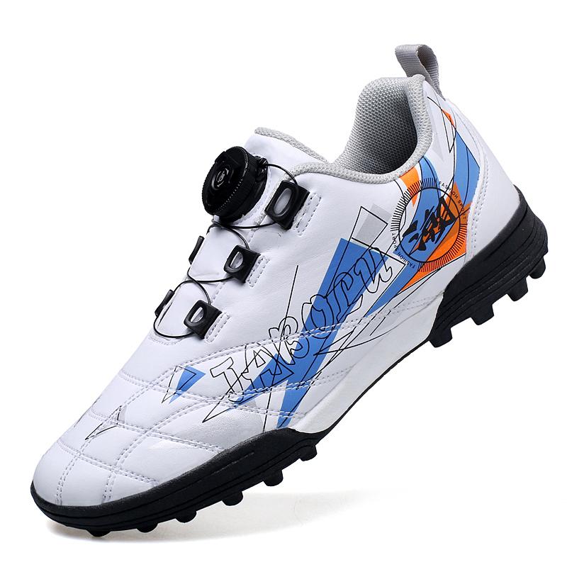 Kids Sneakers Children's Soccer Shoes Non-slip Boys Girls Football Boots Outdoor Ultralight Soccer Trainers Leather Futsal Shoes